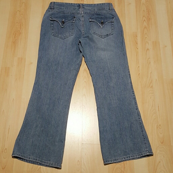 Dear ab Y2K Bootcut Denim Jeans 8S - Picture 2 of 3